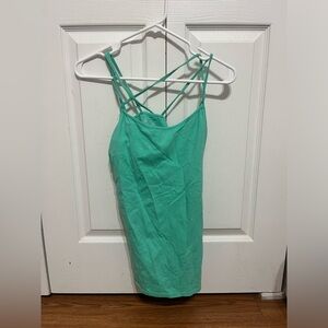 Maurices Teal Strappy Tank Top